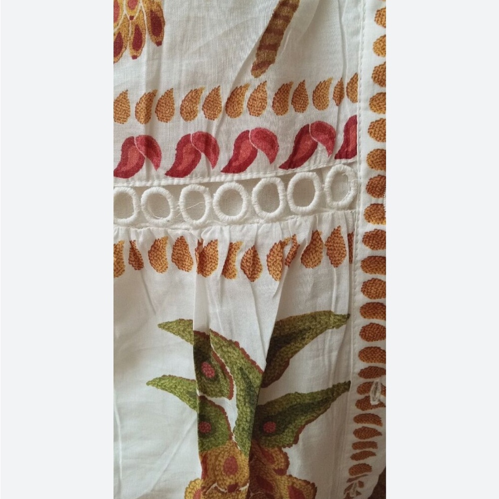 Farm Rio Off White Embroidered Maxi Dress - Picture 10 of 11
